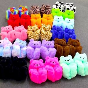 Bear slippers